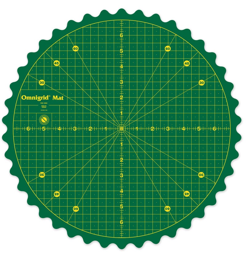 Omnigrid 360 Rotating Self-Healing Cutting Mat, 14" - Image 1